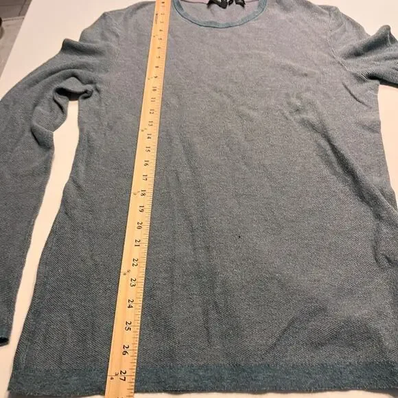 Hugo Boss Mens Blue Italian Yarn Light Sweater XL